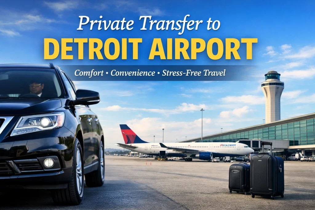Private Transfer to Detroit Airport: Enjoy the Comfort