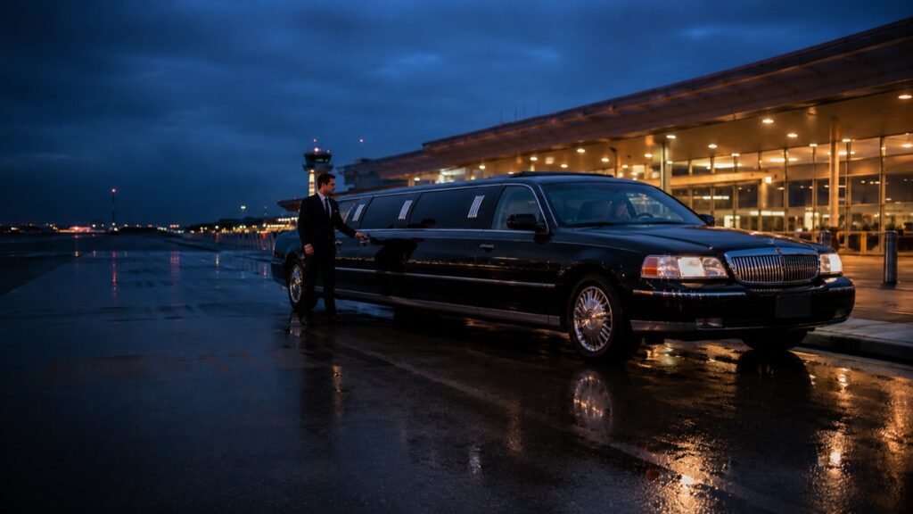 Stretch Limousine for Detroit Metro Airport transfers - DTW Taxi