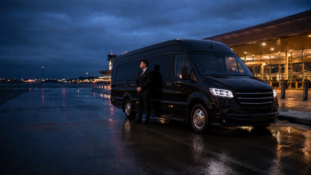 Sprinter Van for Detroit Metro Airport transfers - DTW Taxi